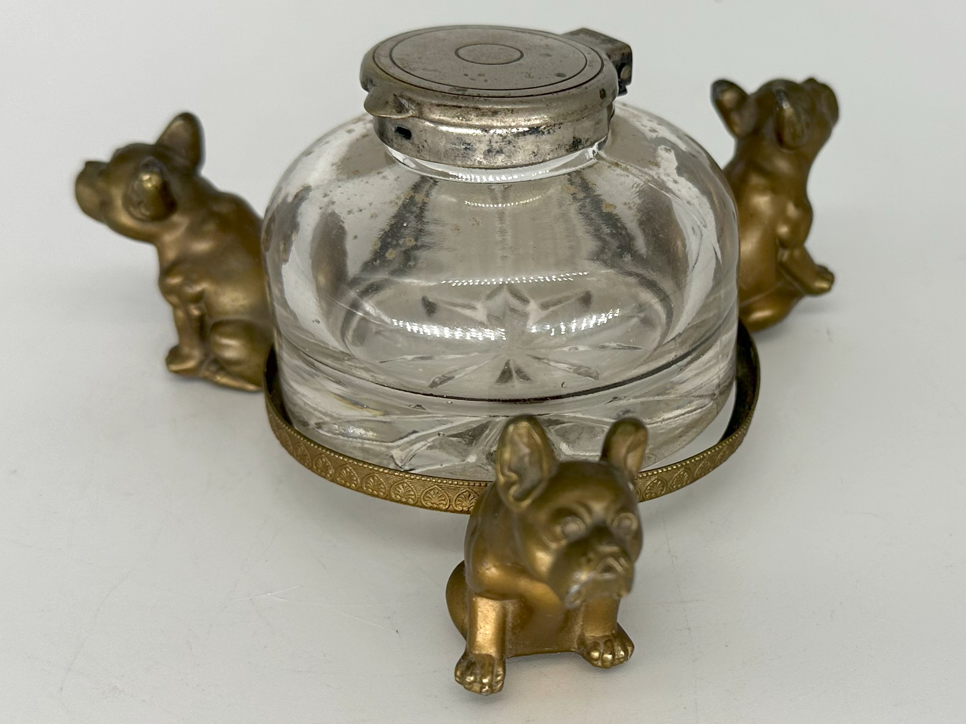Dog – Boston Terriers Guarding Inkwell