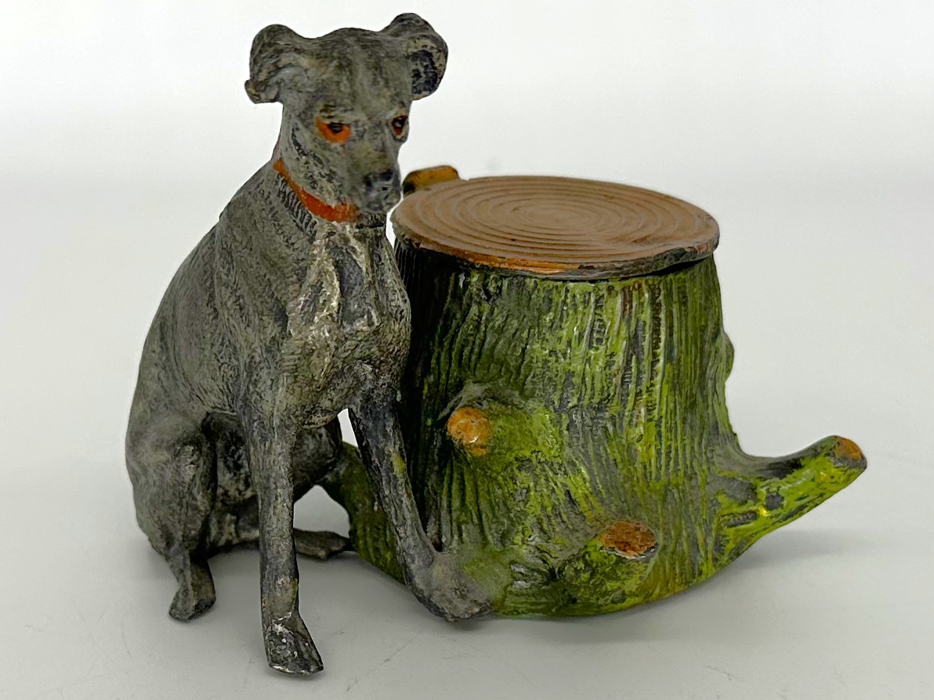 Dog – Greyhound at Tree Stump