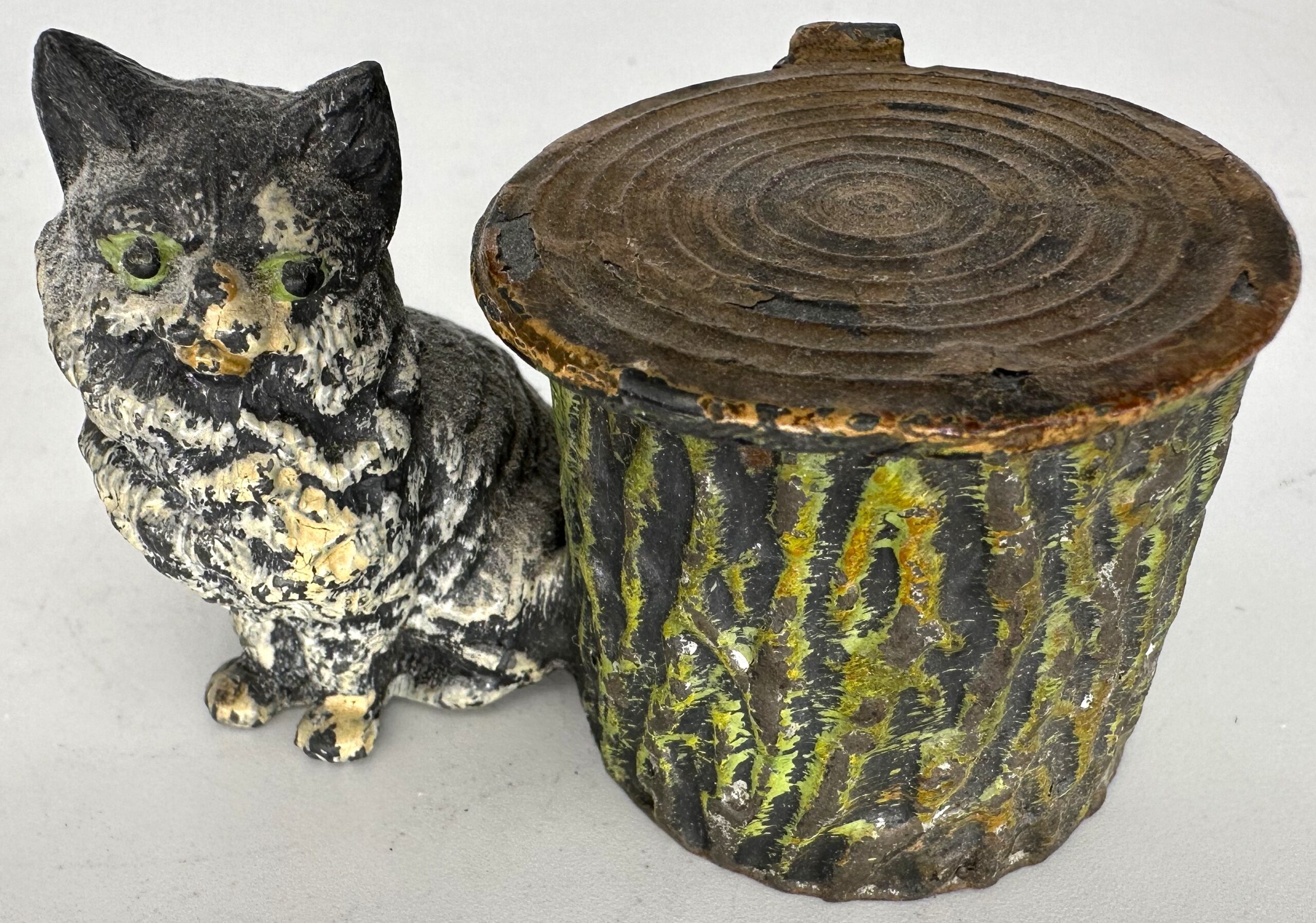 Cat – Kitten Next to Stump