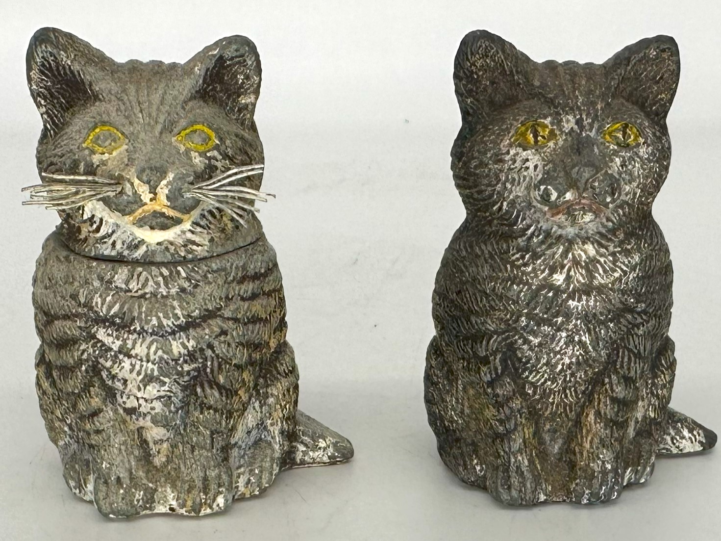 Cats – an Inkwell and a Pen Wipe