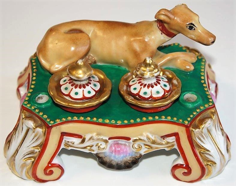 Dog – Old Paris Porcelain Greyhound