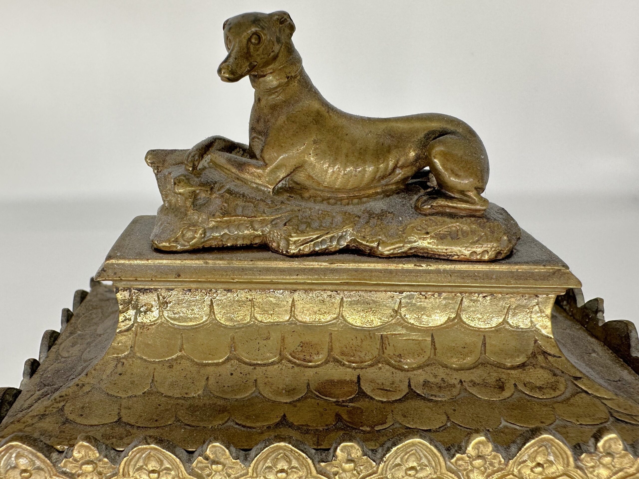Dog – Brass Recumbent Greyhound