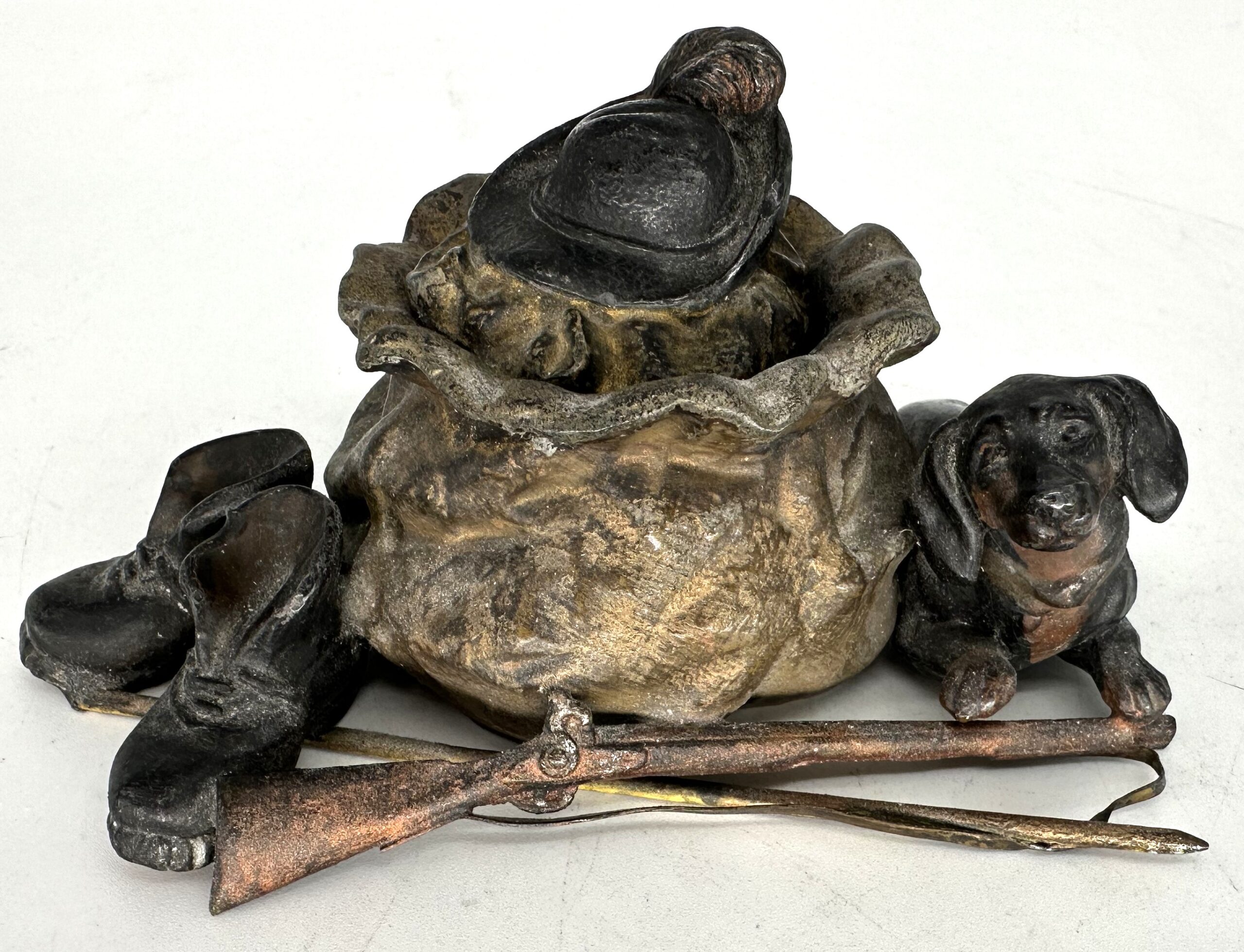 Dog – Dachshund with Boots and Rifle