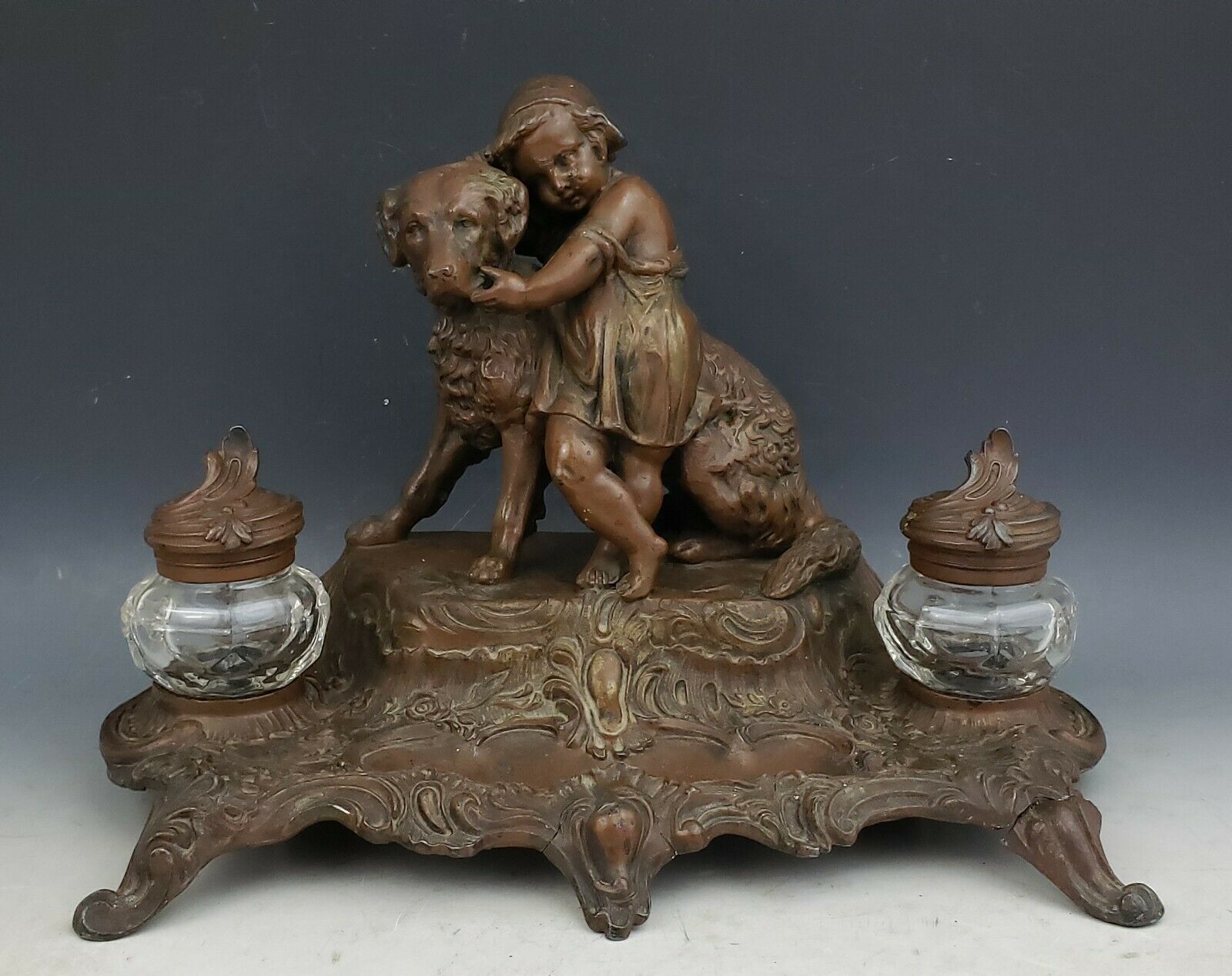 Dog and Girl Cuddling