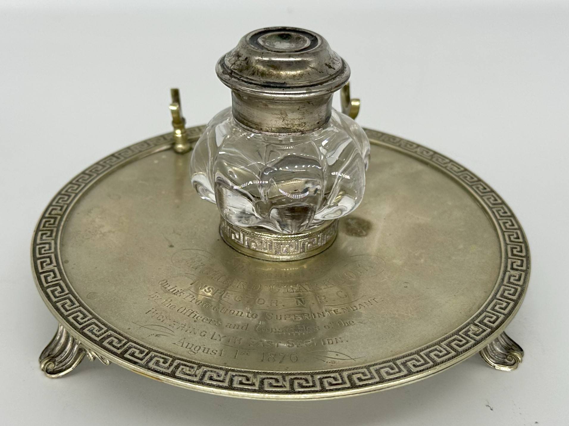 Presentation Inkstand to Police Superintendent
