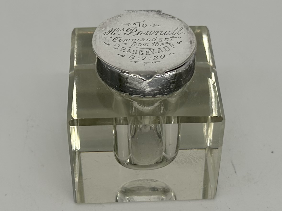 Presentation Inkwell – Voluntary Aid Detachment