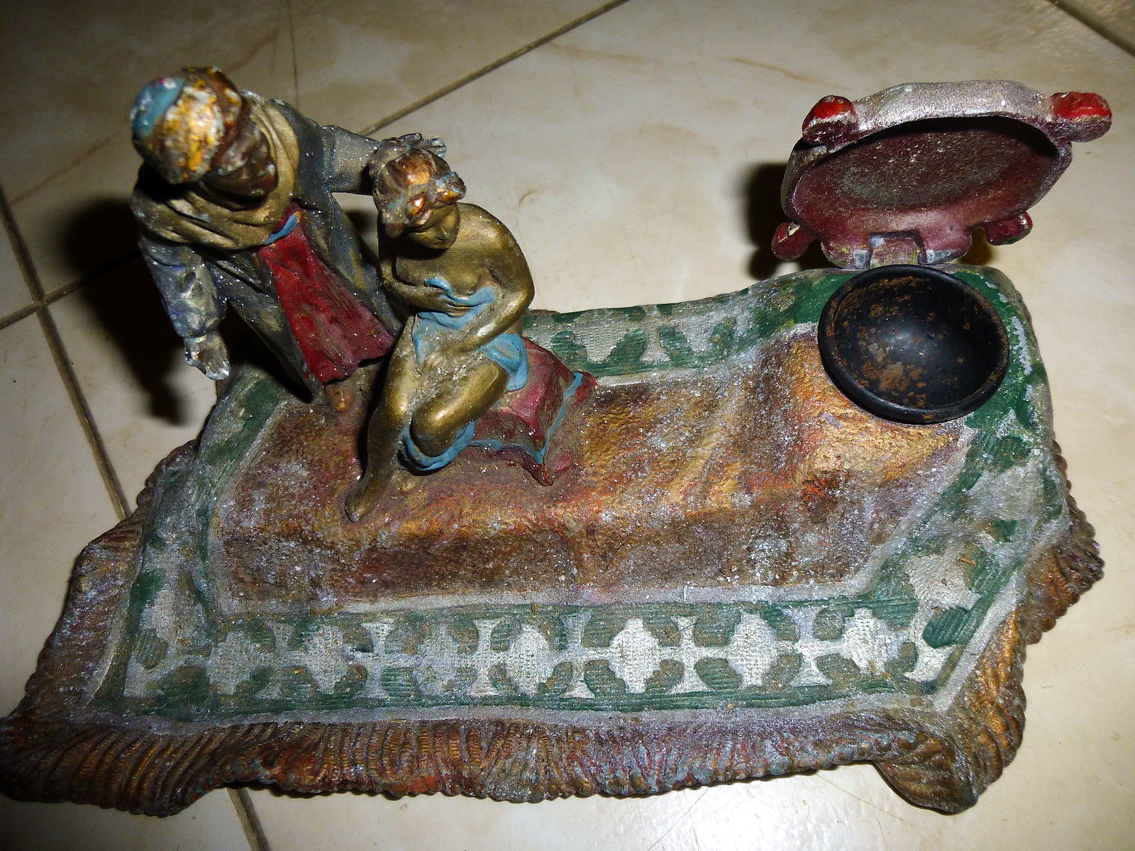 Arab with Concubine on an Oriental Rug
