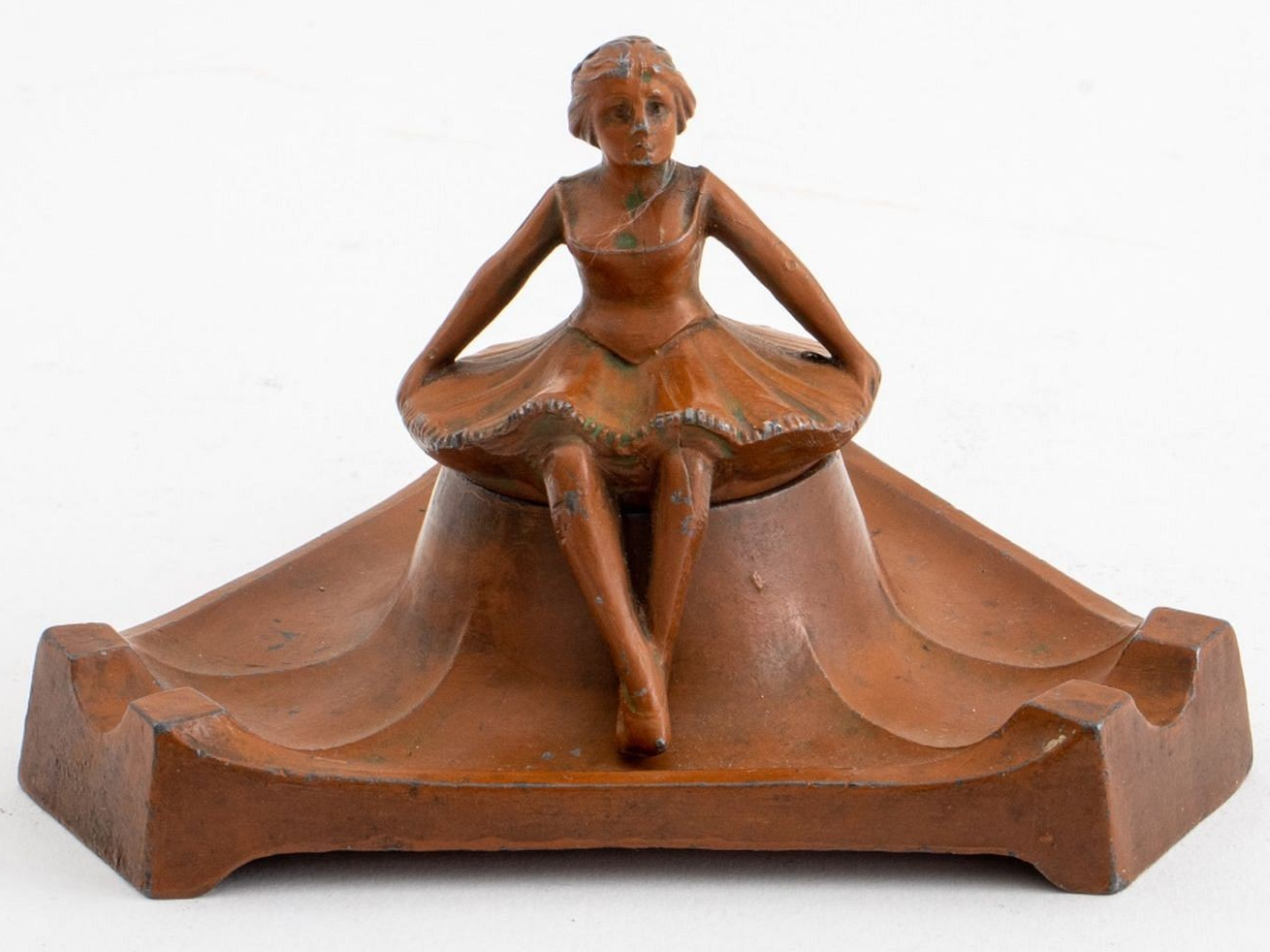 Sitting Ballerina Inkwell