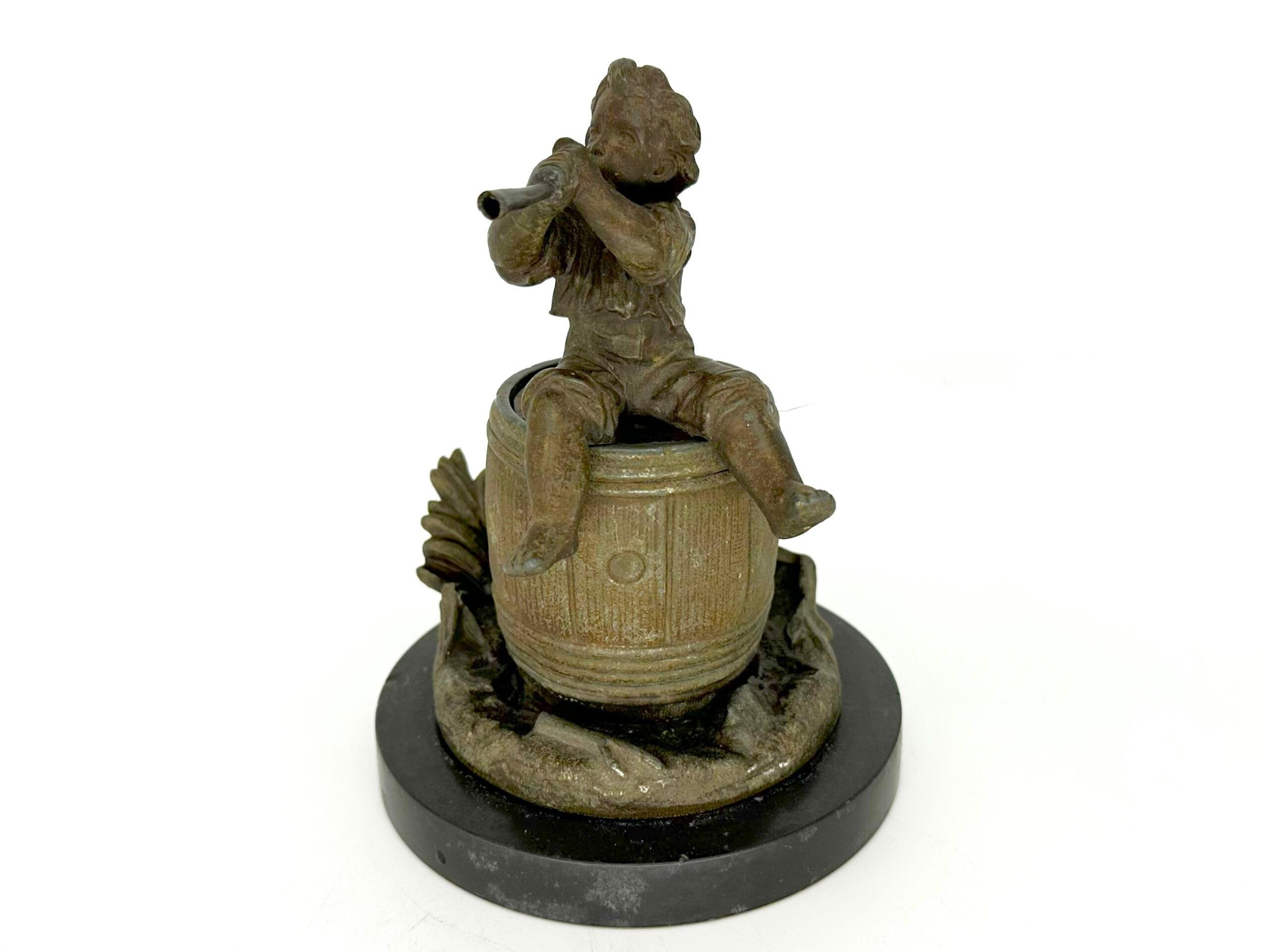 Boy Blowing a Horn