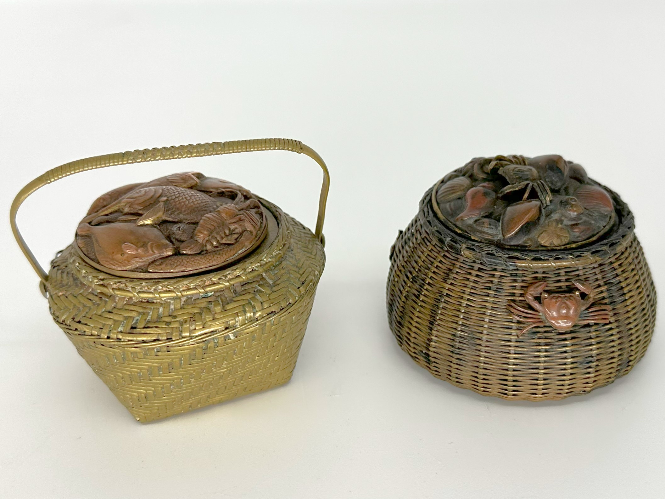 Fishing Creel with the Day’s Catch – Multiple Examples