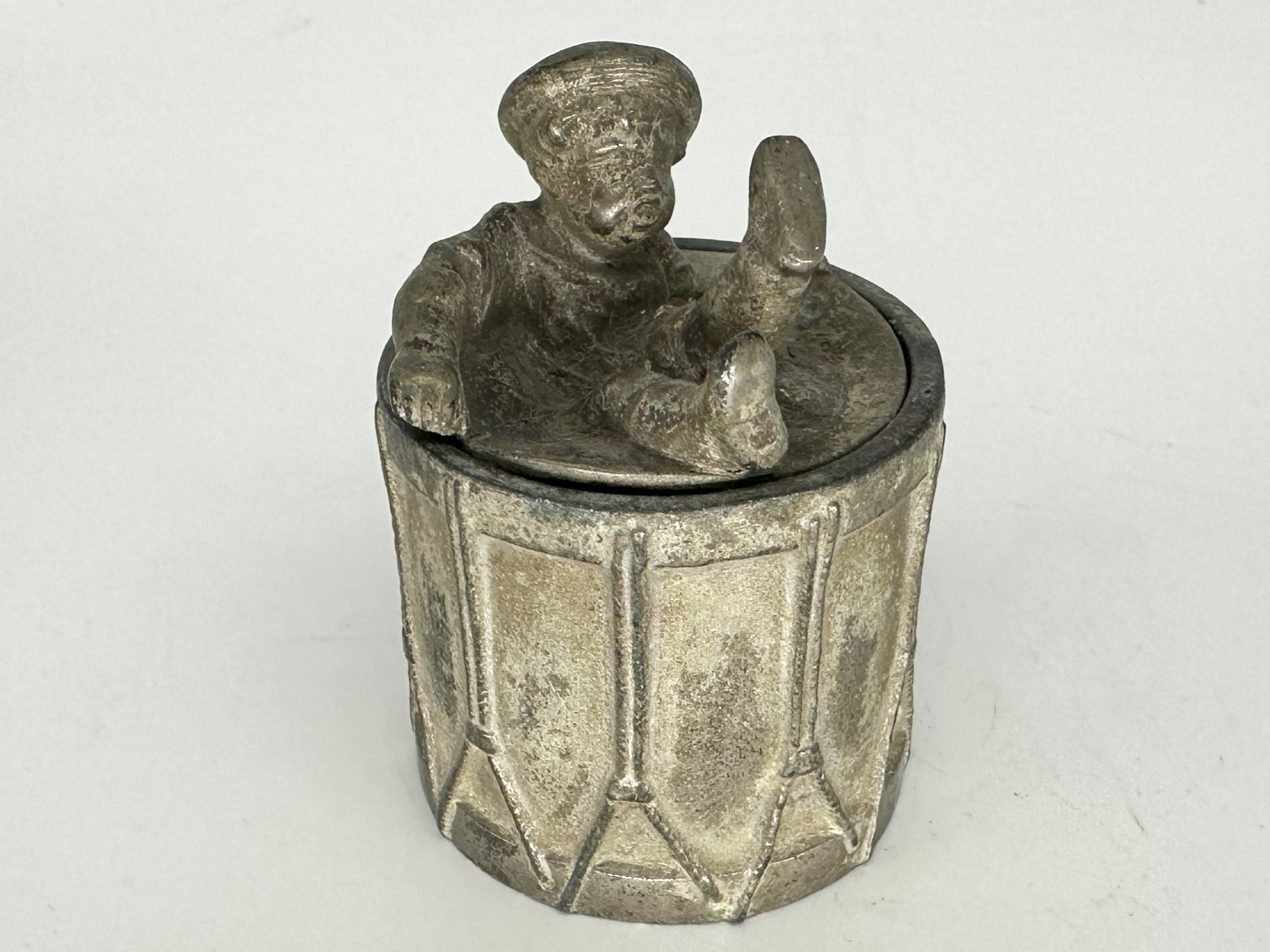 Boy Stuck in a Drum