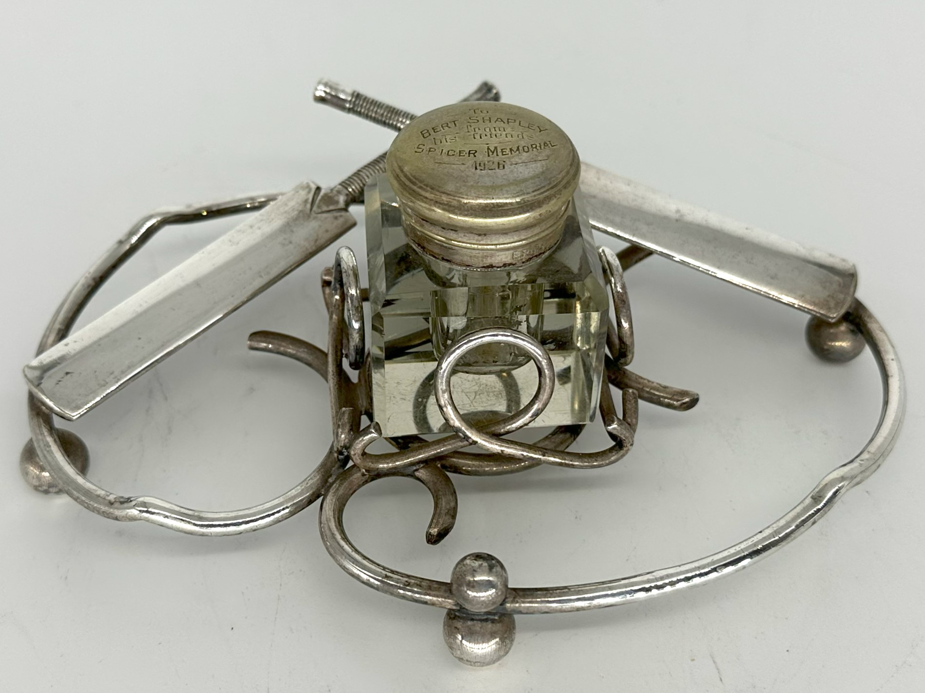 Presentation Inkstand – Cricket