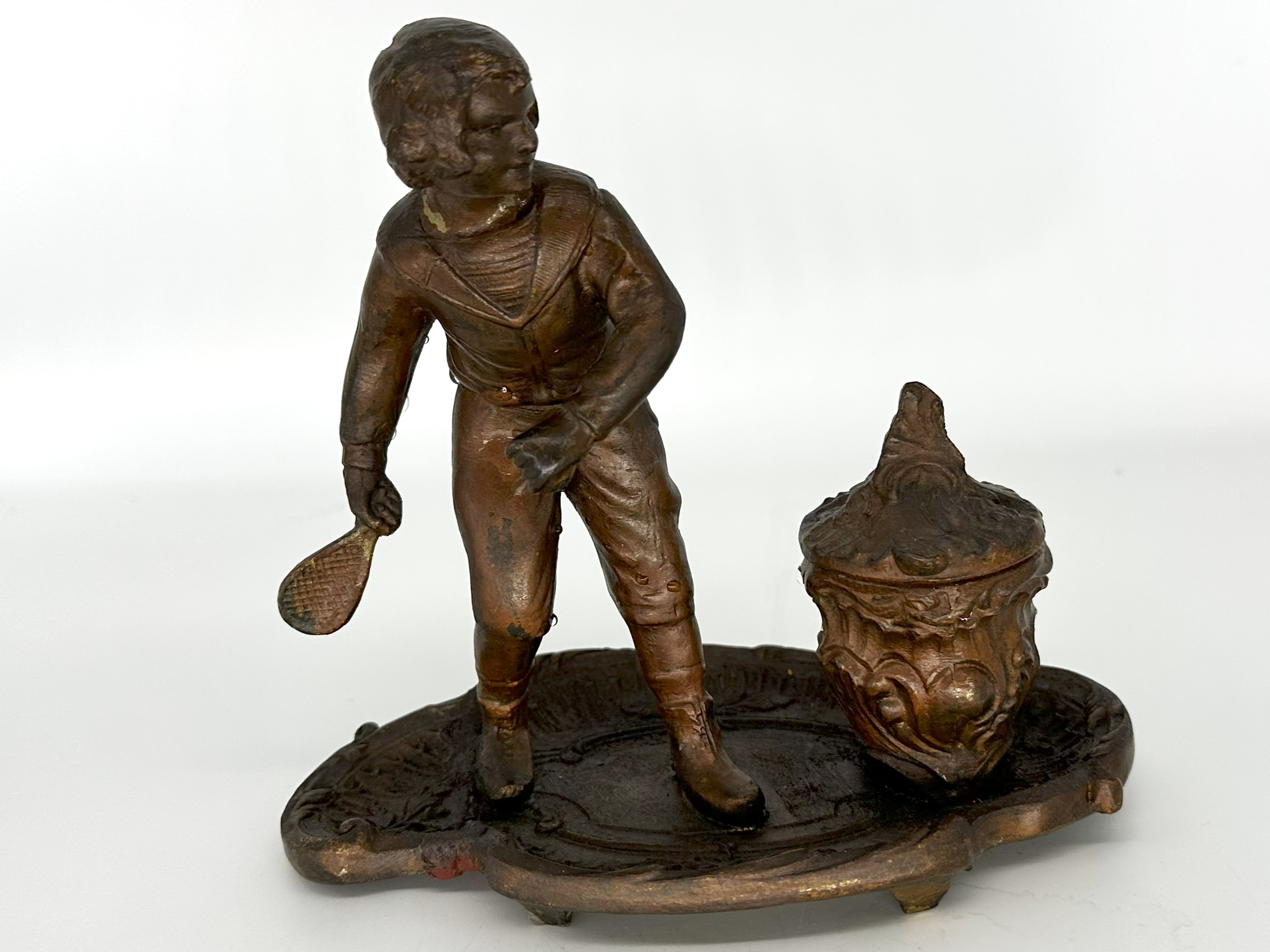 Boy with Tennis Racket