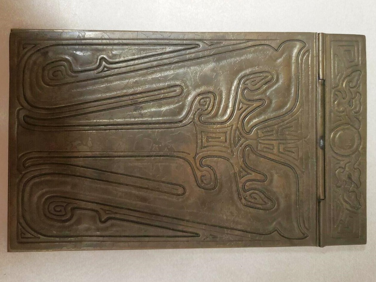 Tiffany Studio – Notepad Holder - Chinese Pattern