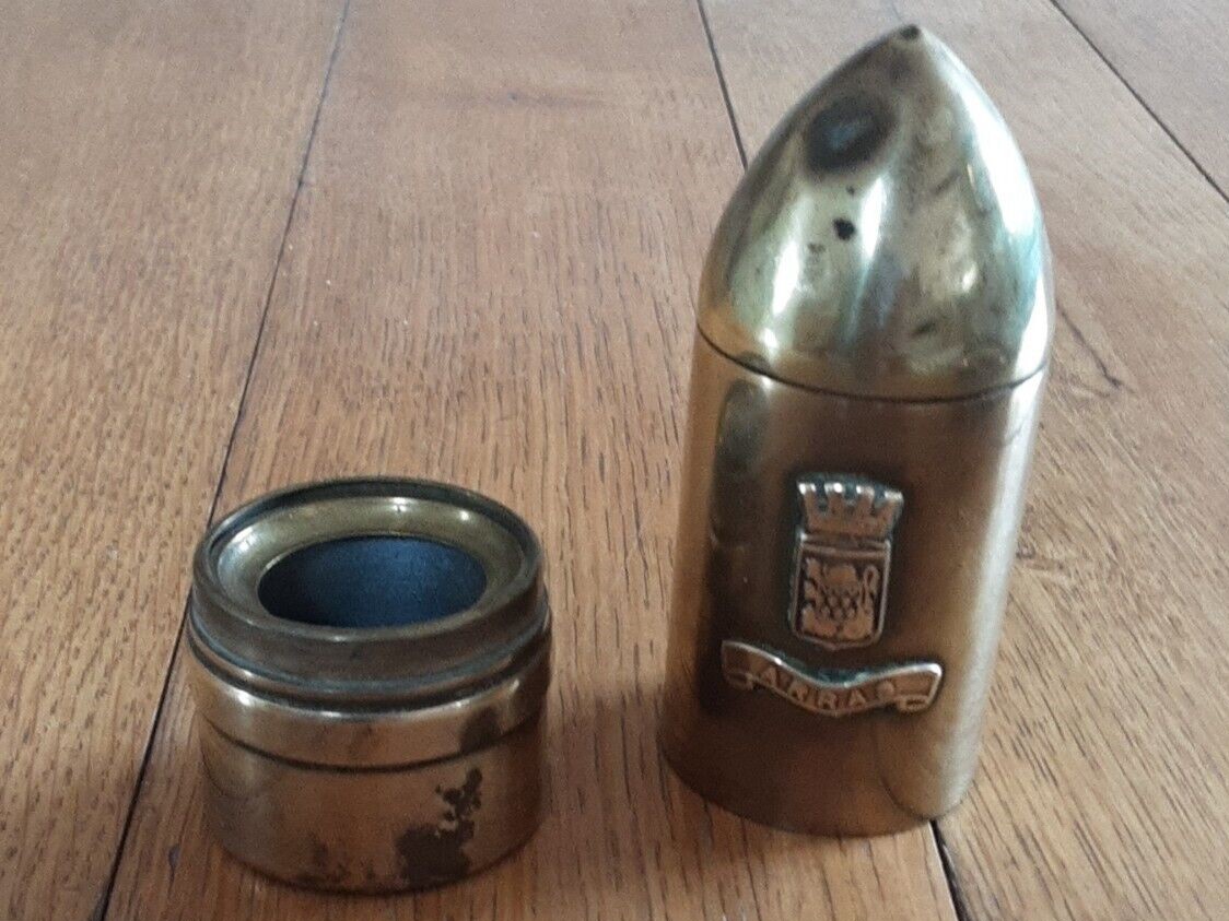 WW I Trench Art Inkwell