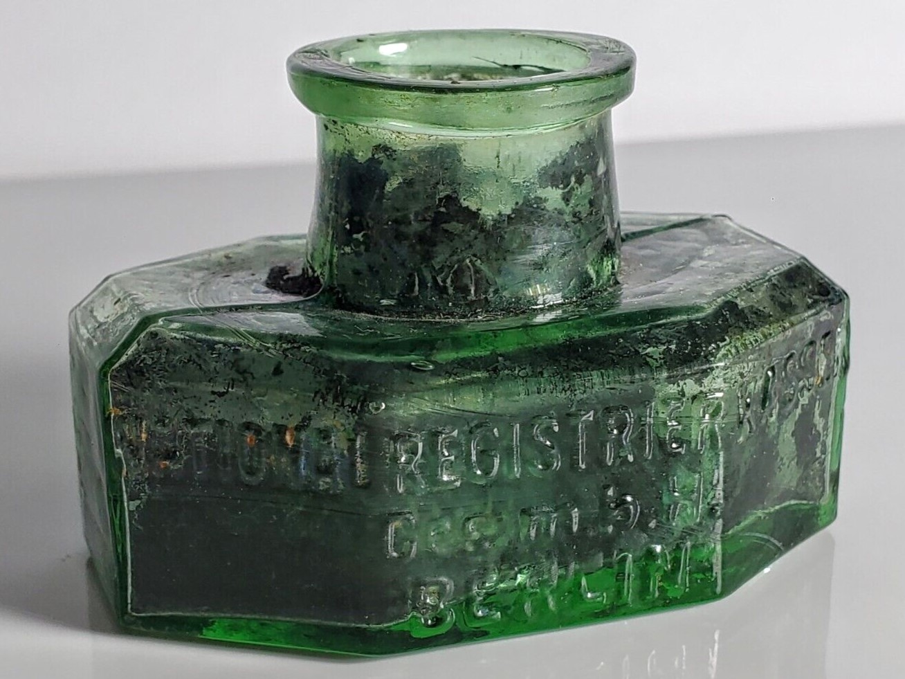 Green Ink Bottle – German