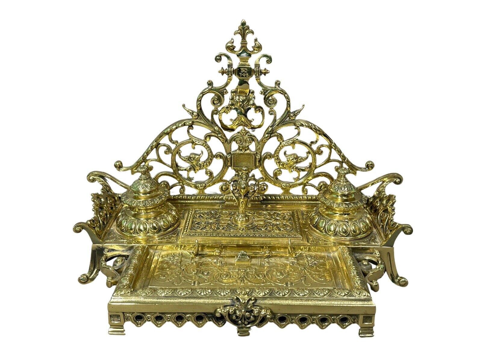 Brass Desk Standish