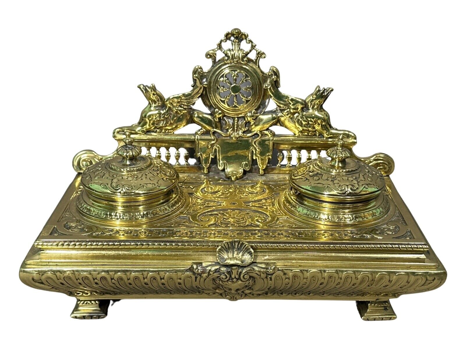 Brass Desk Standish