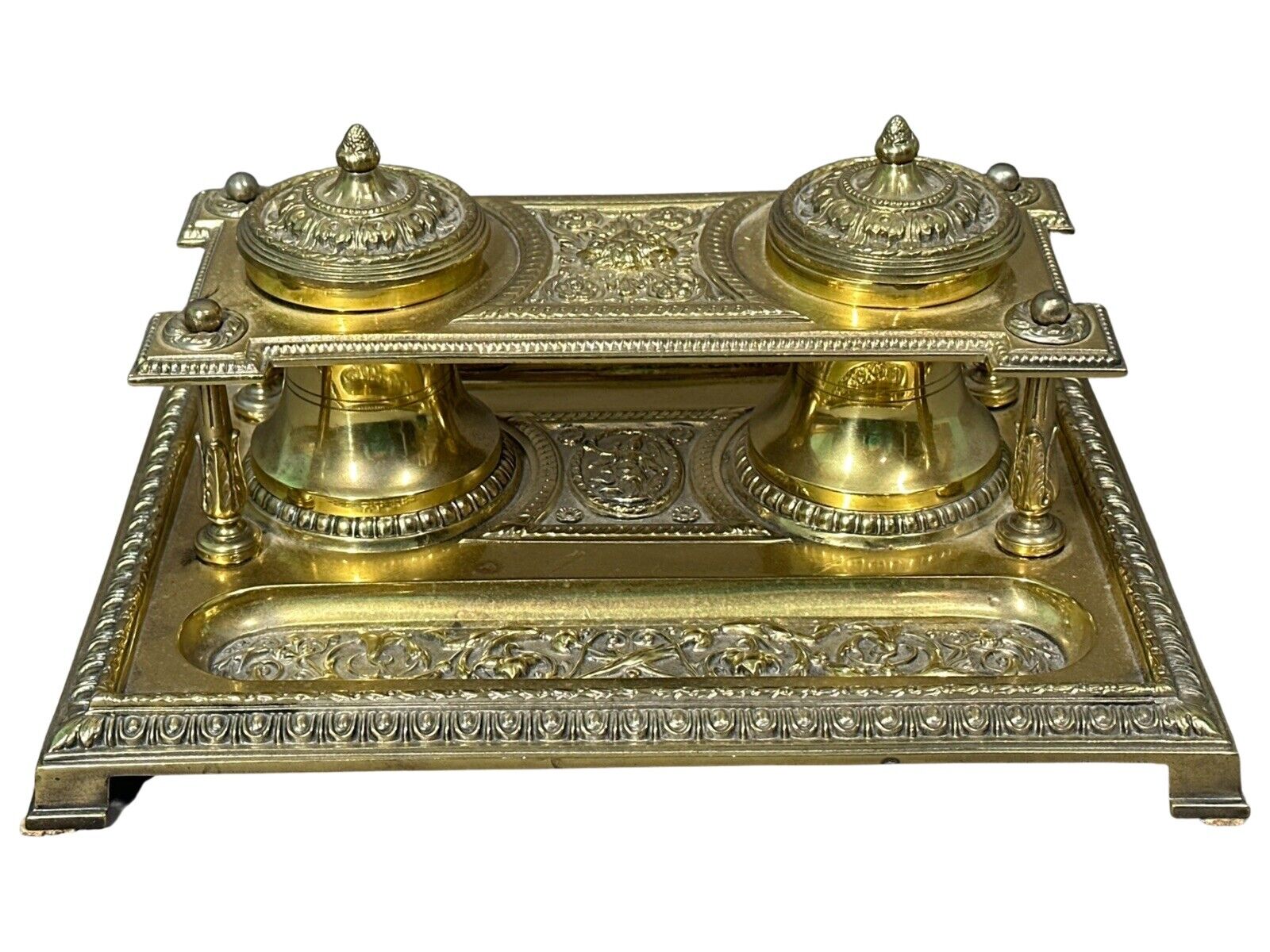 Brass Desk Standish