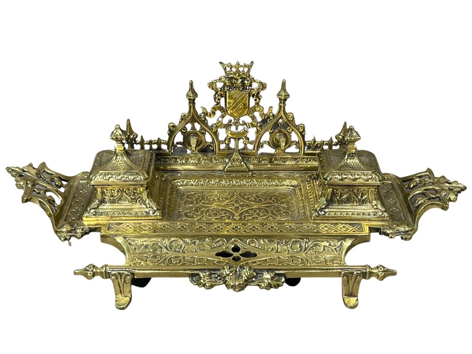 Brass Desk Standish