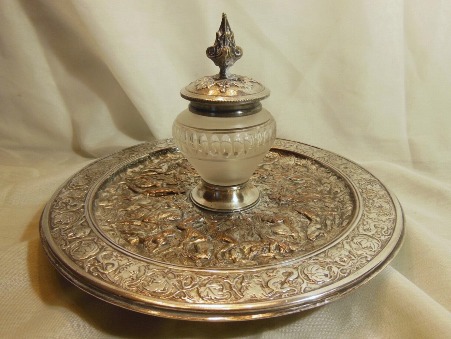 Elkington Silverplate Inkstand