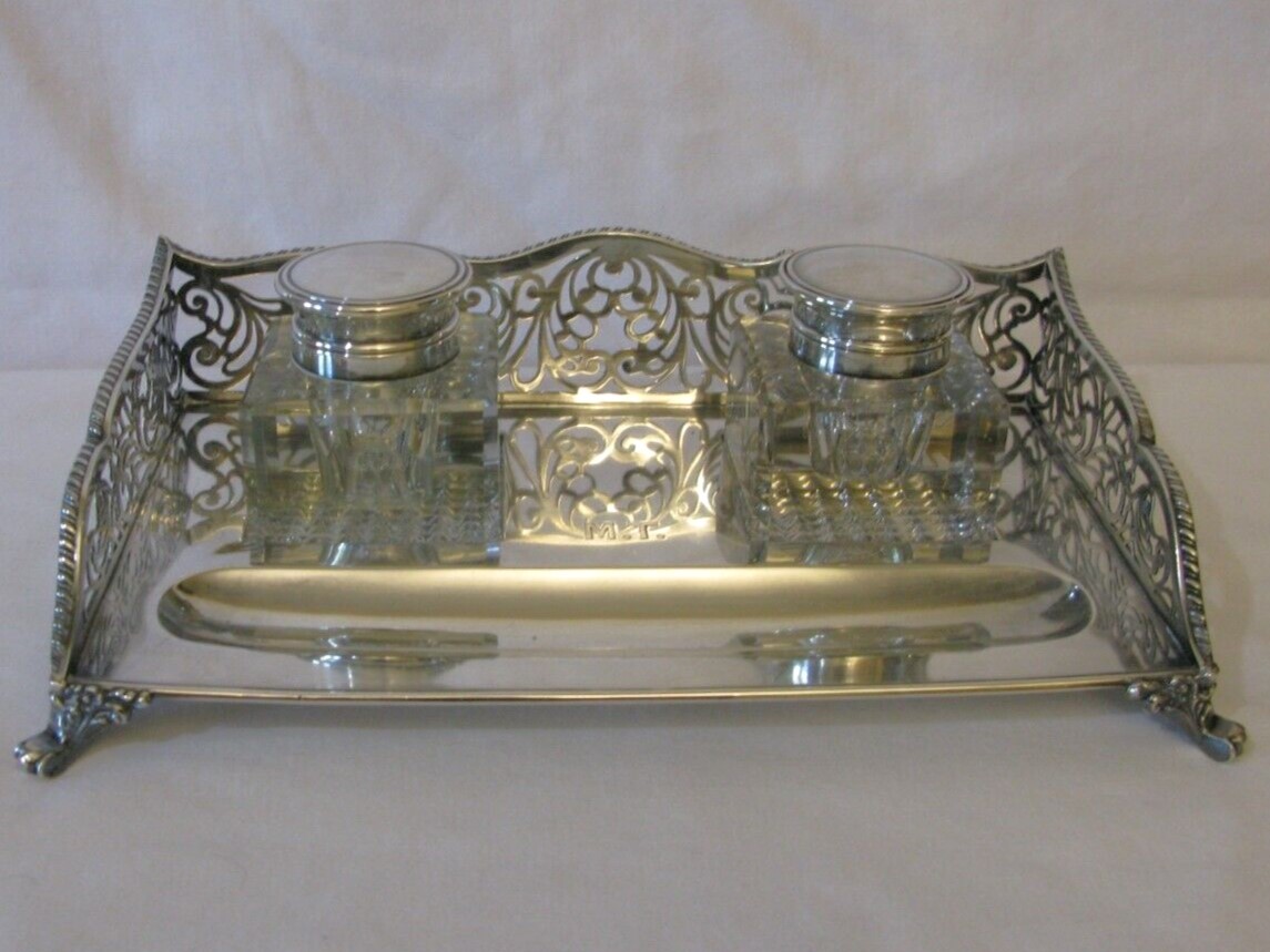 Sterling Silver Inkstand
