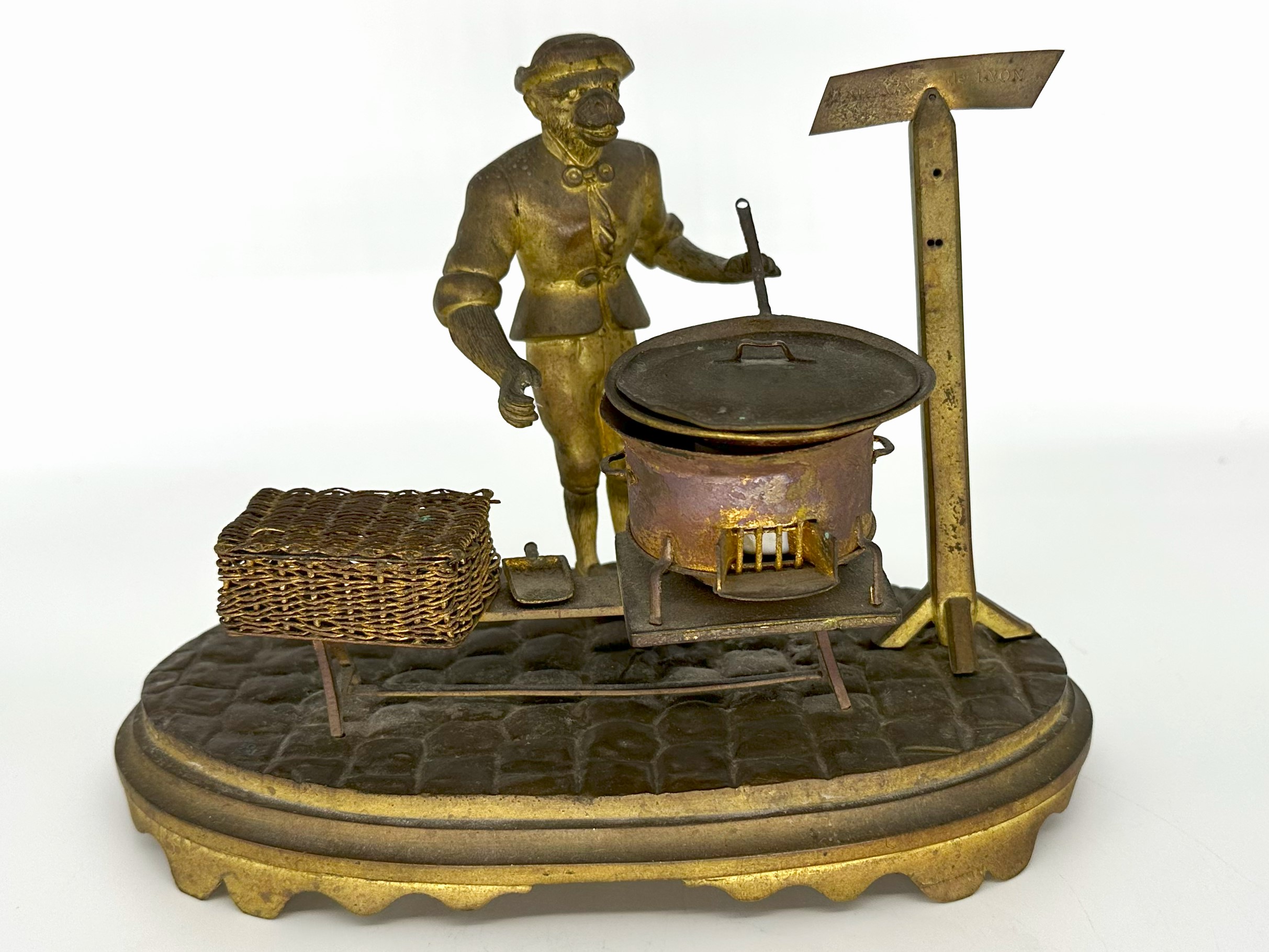 Anthropomorphic Monkey Inkstand