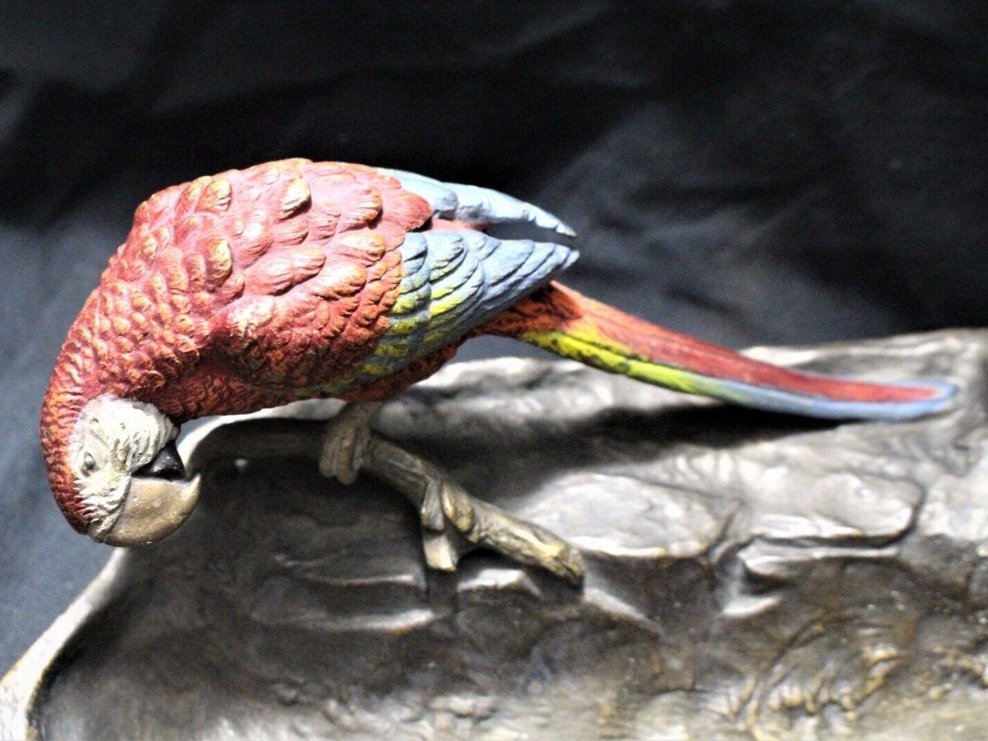 Parrot Inkstand and Blotter