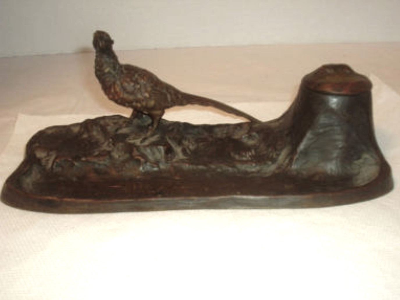 Bronze Pheasant Inkstand
