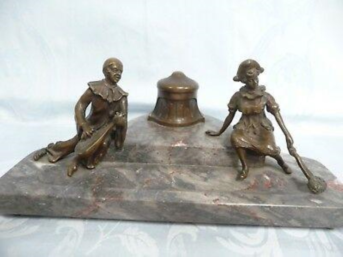 Pierrot on Marble Base