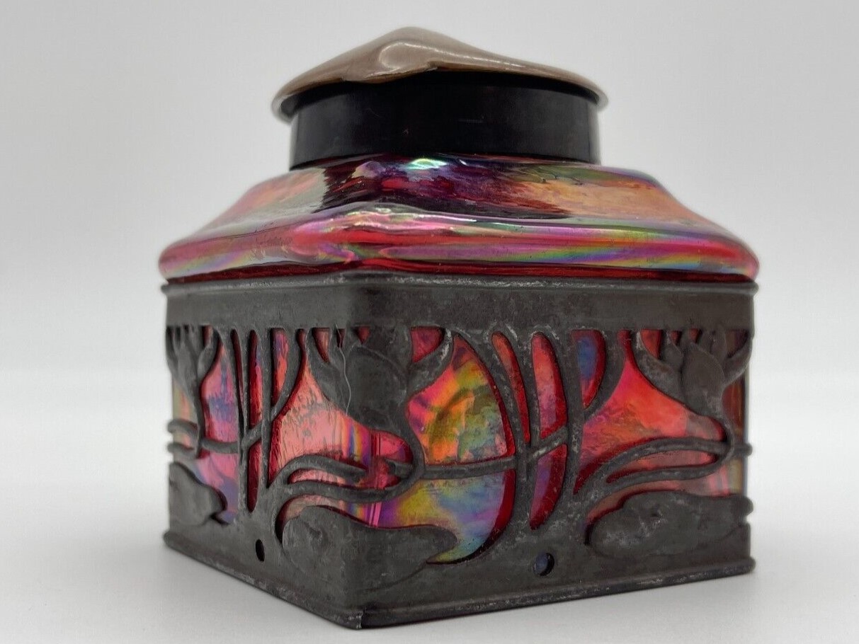 Bohemian Art Glass – Iridescent Red