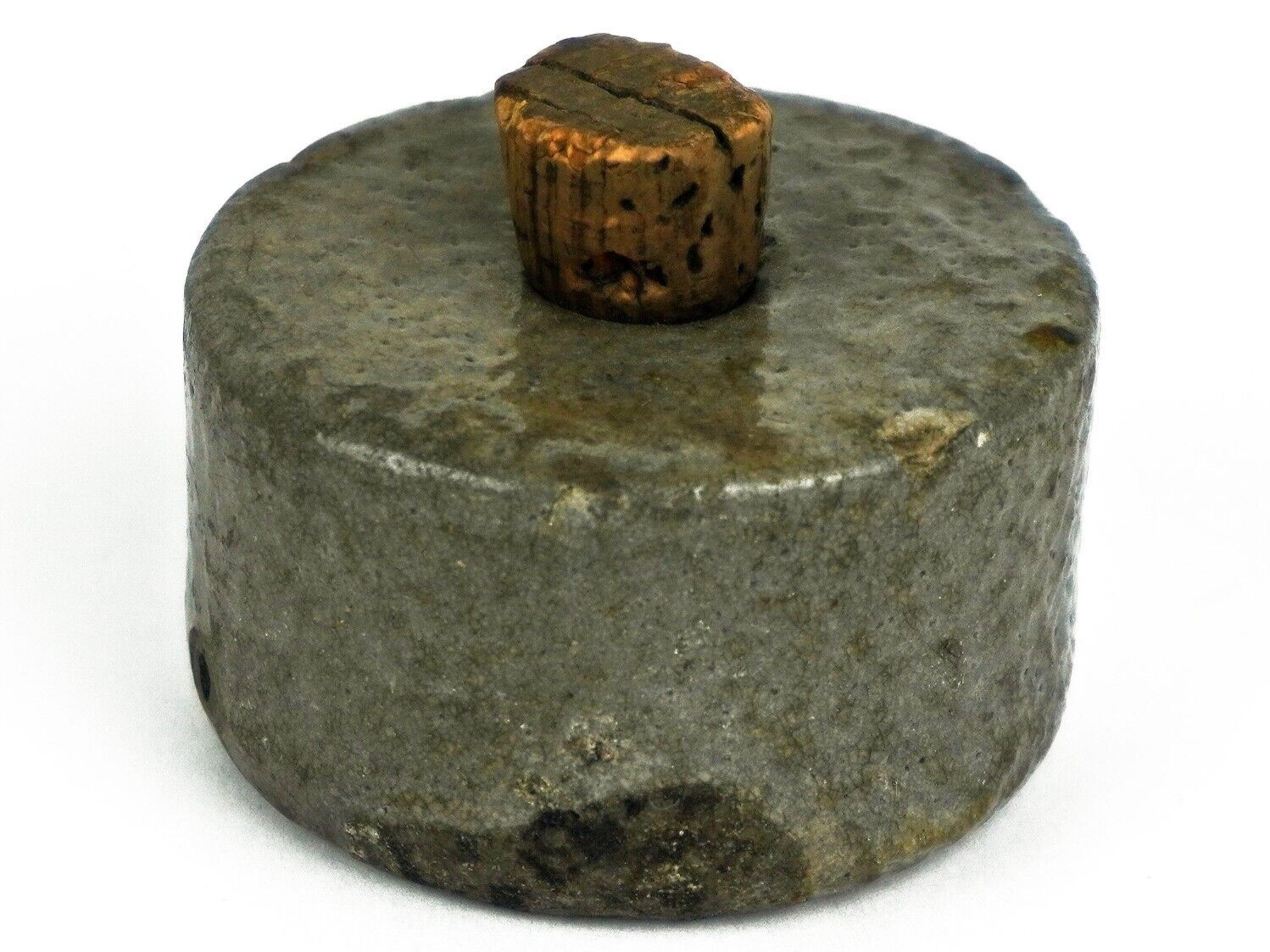 Salt Glaze Stoneware Inkwell