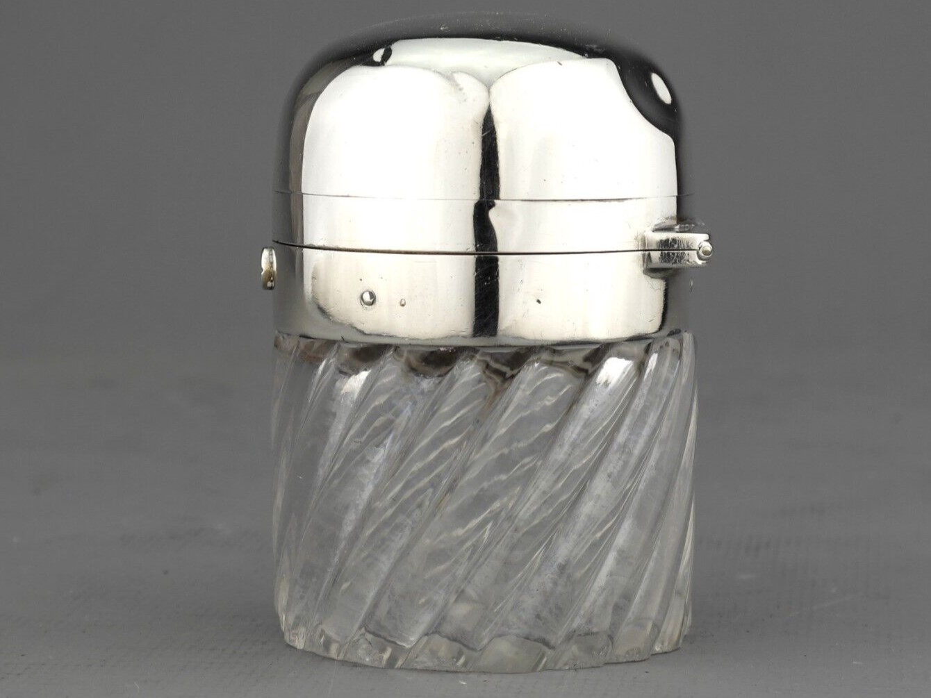 Sterling Silver Traveling Inkwell