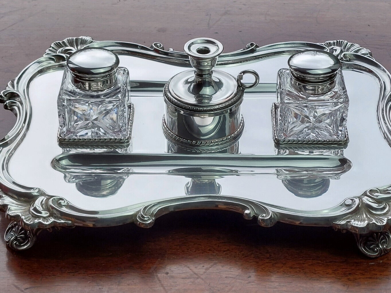 Silverplated Standish