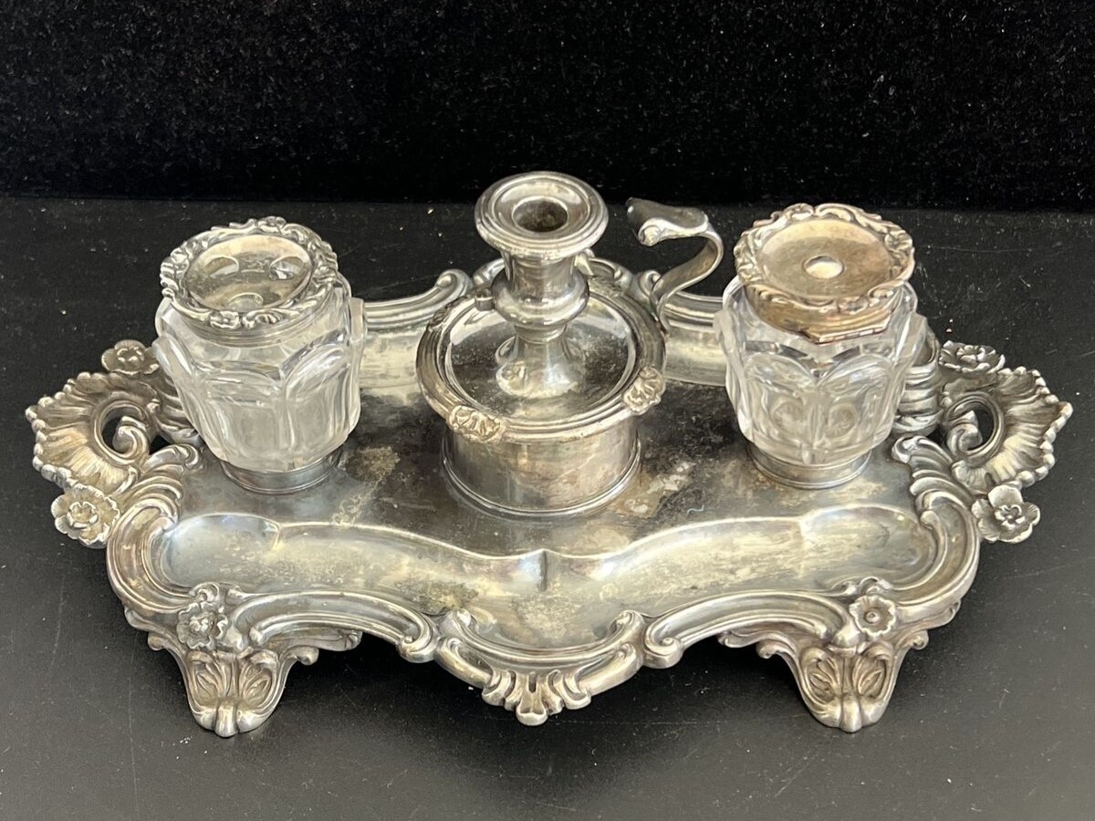 Sterling Silver English Standish