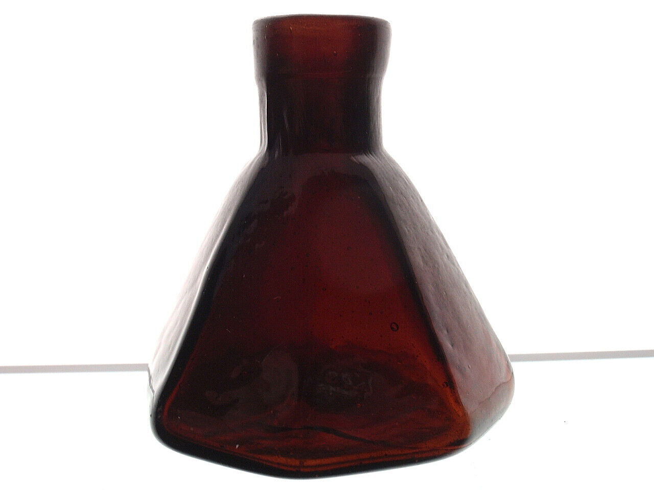 Red Amber Umbrella Ink Bottle