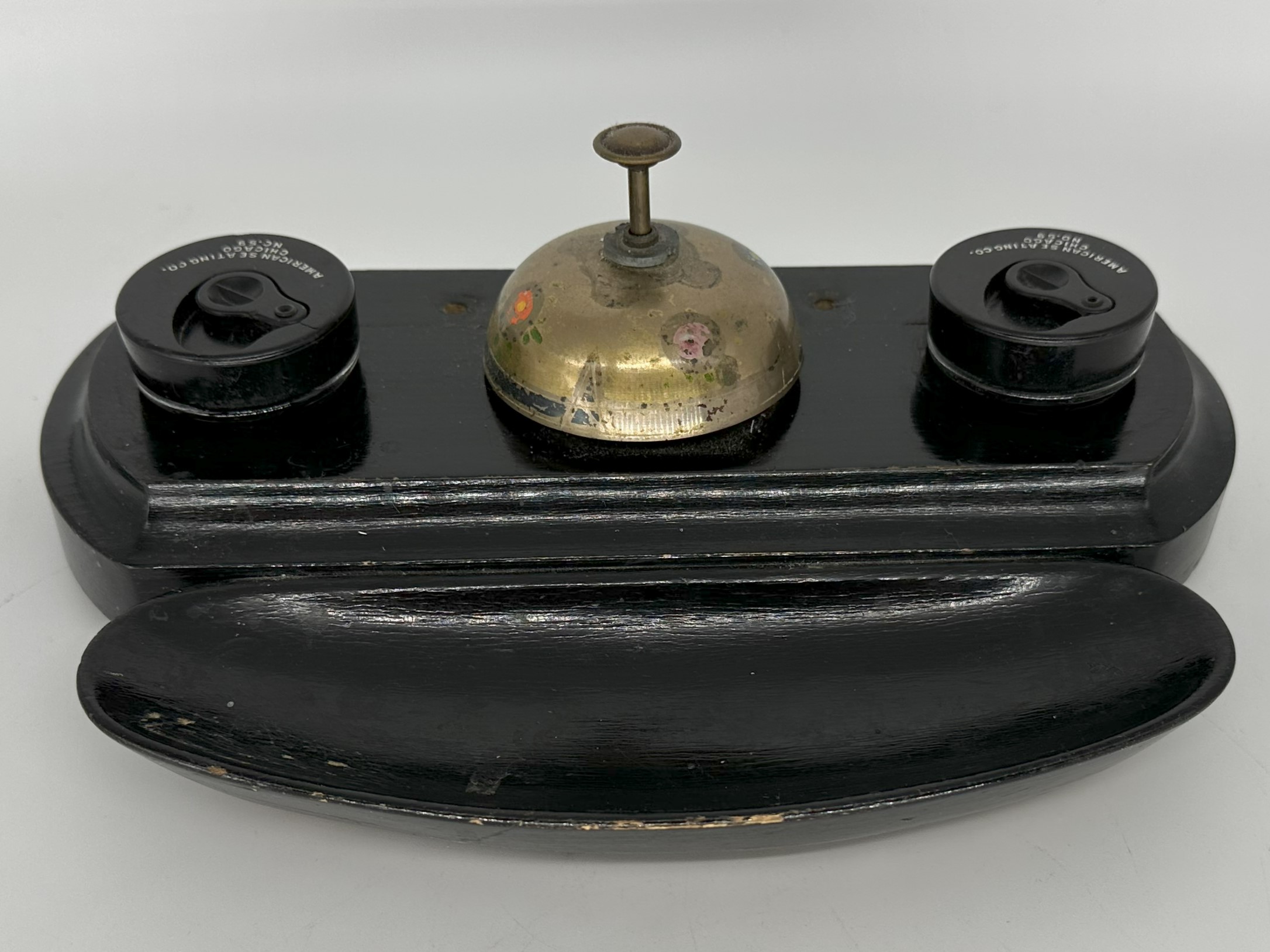 Double Inkstand with Call Bell