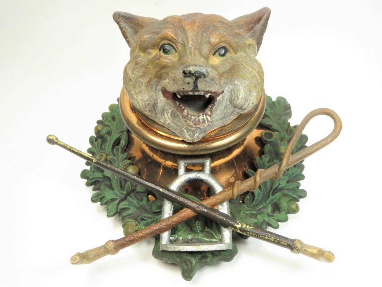 Fox Head Inkstand