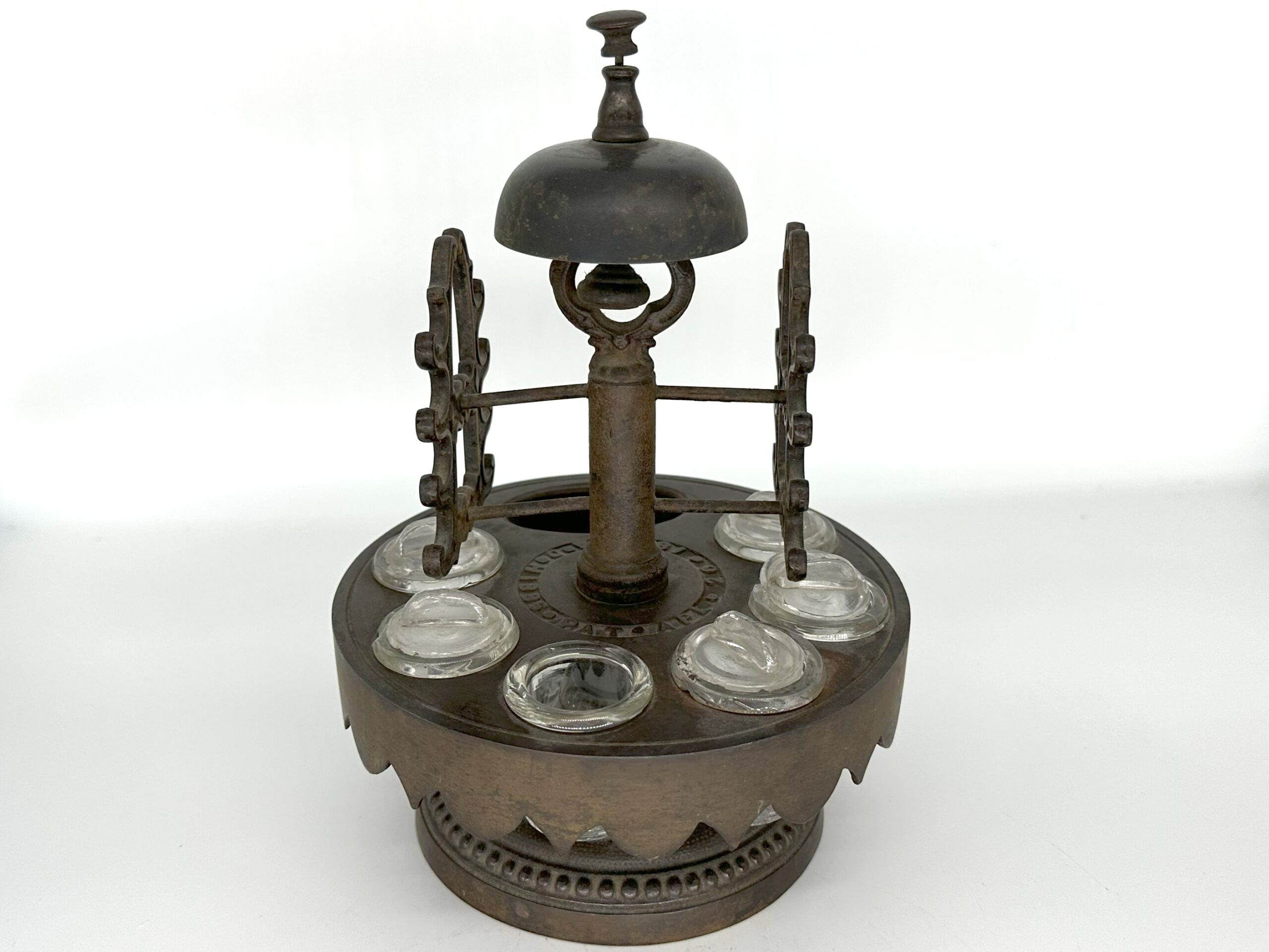 Rotating Hotel Inkstand with Bell