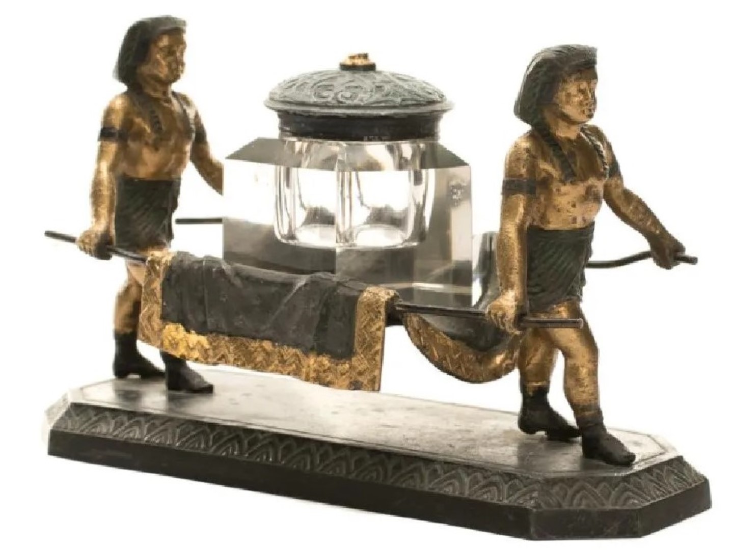 Egyptians Carry an Inkwell on a Litter