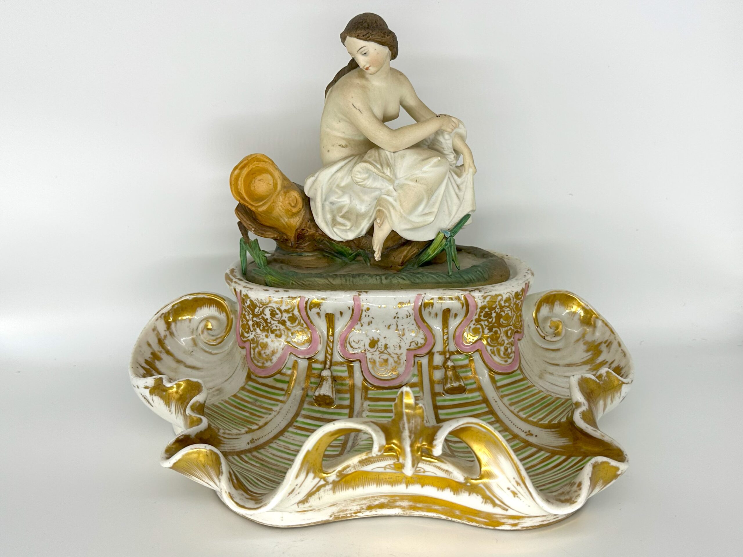 Semi-nude Woman Sitting