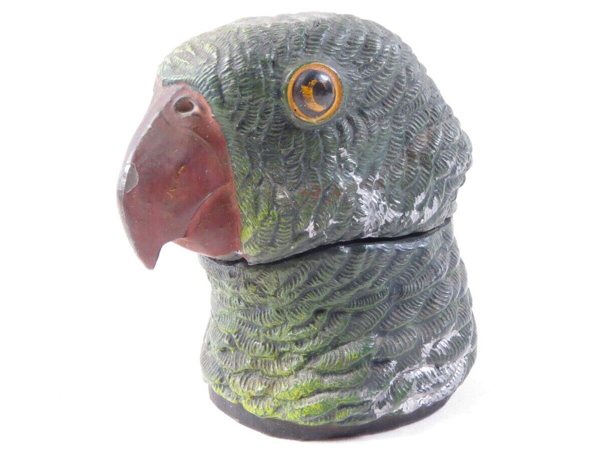 Parrot Head Inkwell