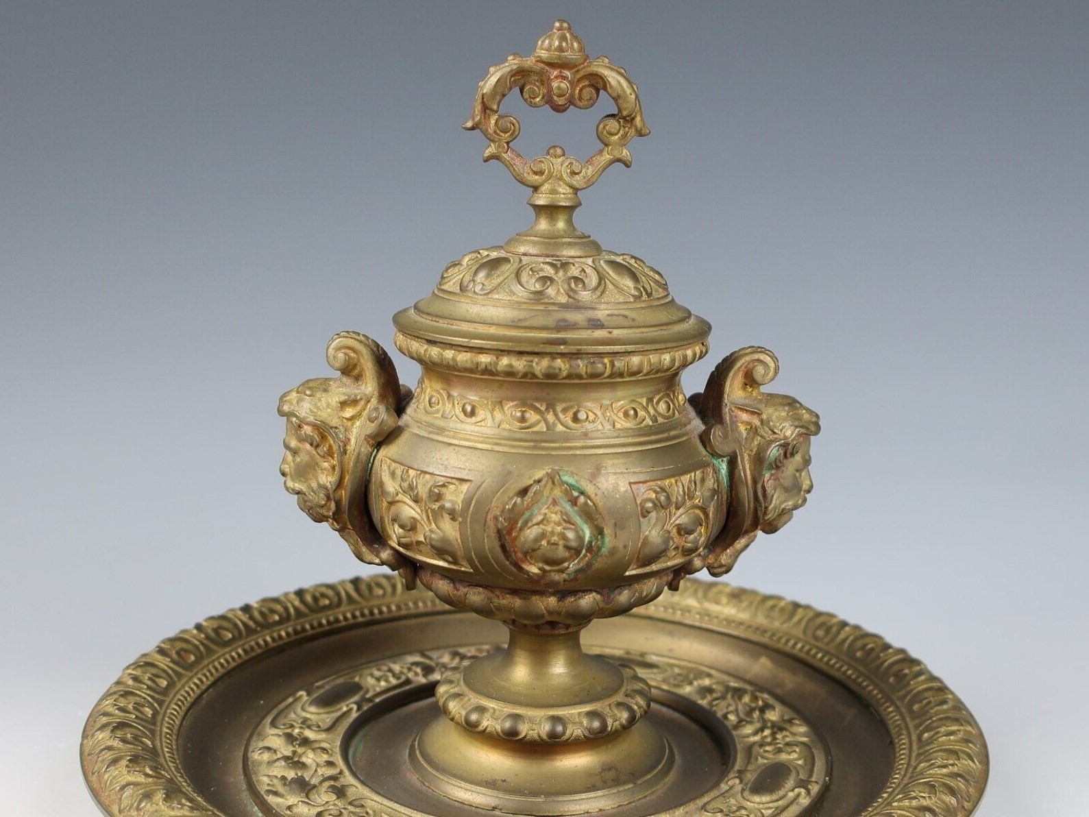 Bronze Urn-shaped Inkstand