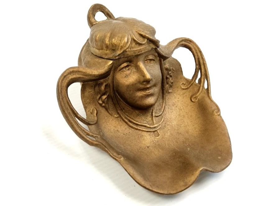 Jennings Bros. Art Nouveau Woman