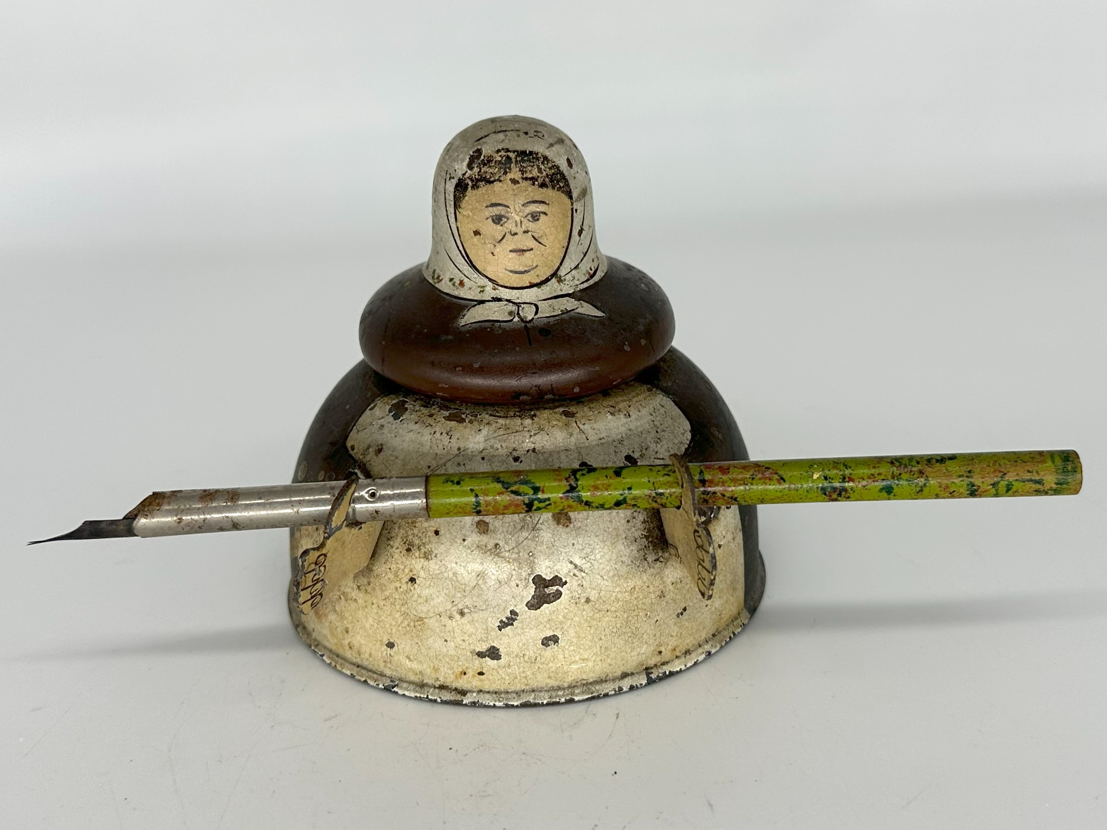 Grandmother Babushka Inkwell