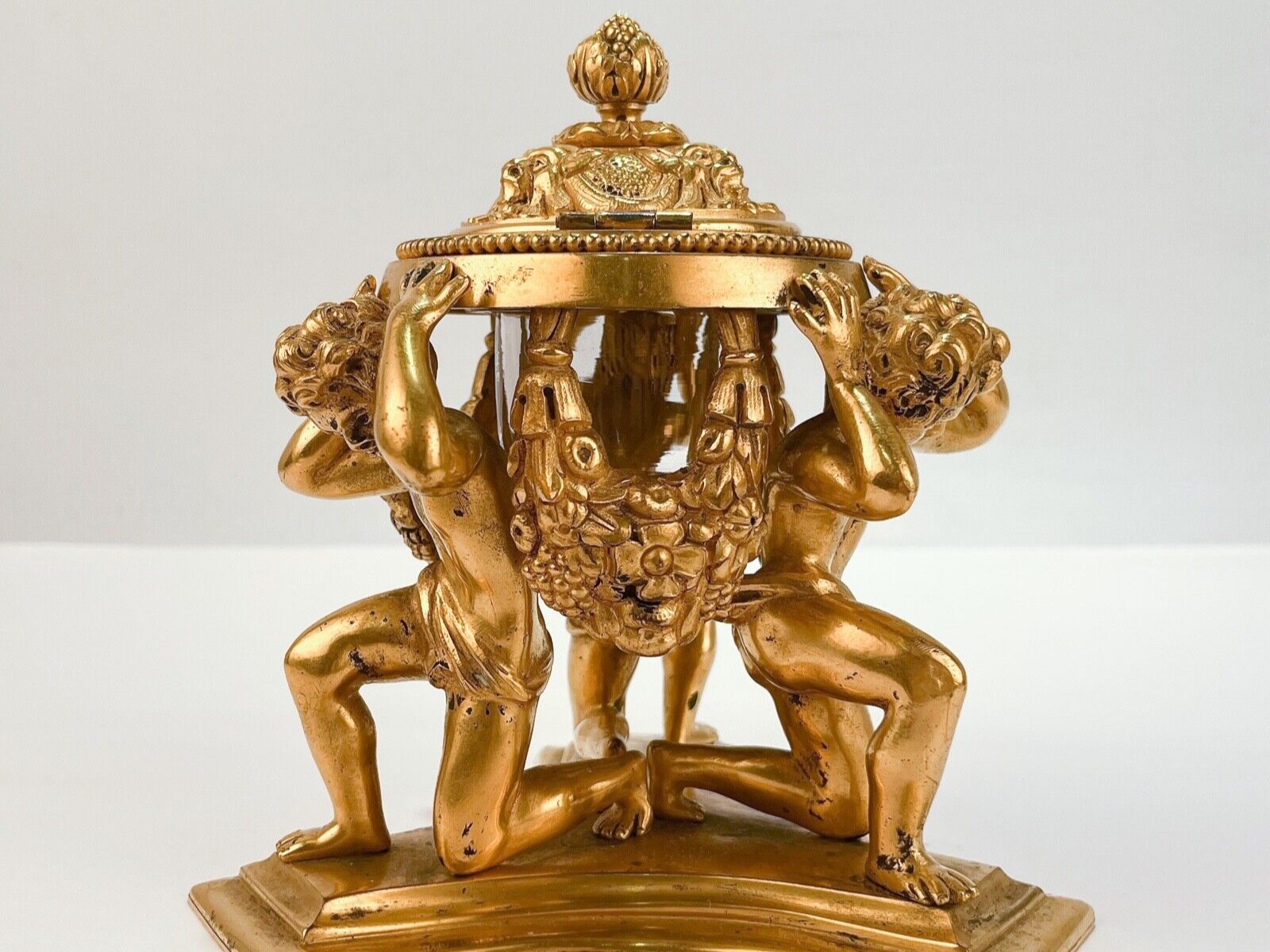 Gilt Bronze Inkstand by E. F. Caldwell