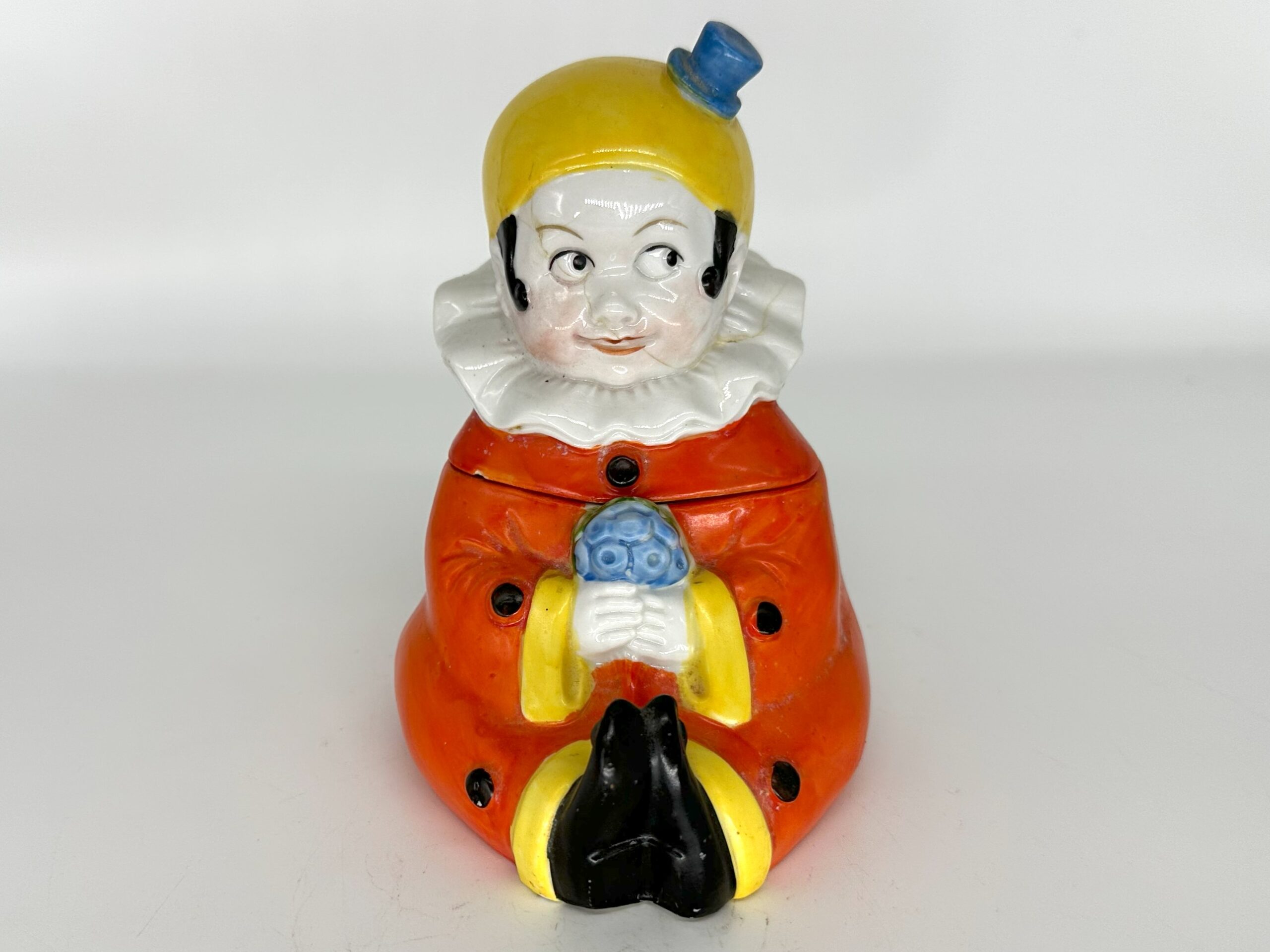 Googly-eyed Girl Pierrette Clown Inkwell