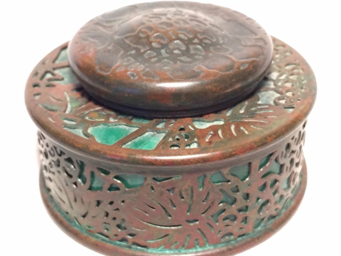 Tiffany Inkwell (Round) Grapevine Patterns #846, #847