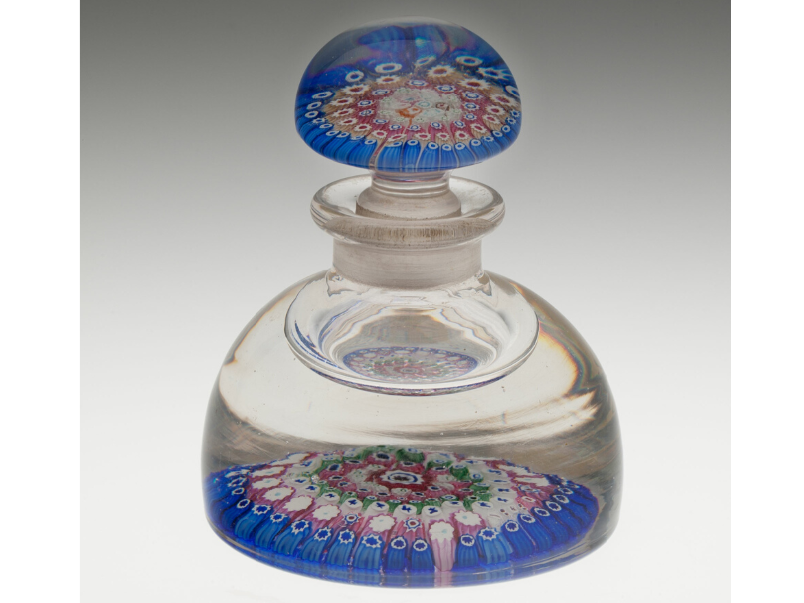 Millefiori Paperweight Inkwell