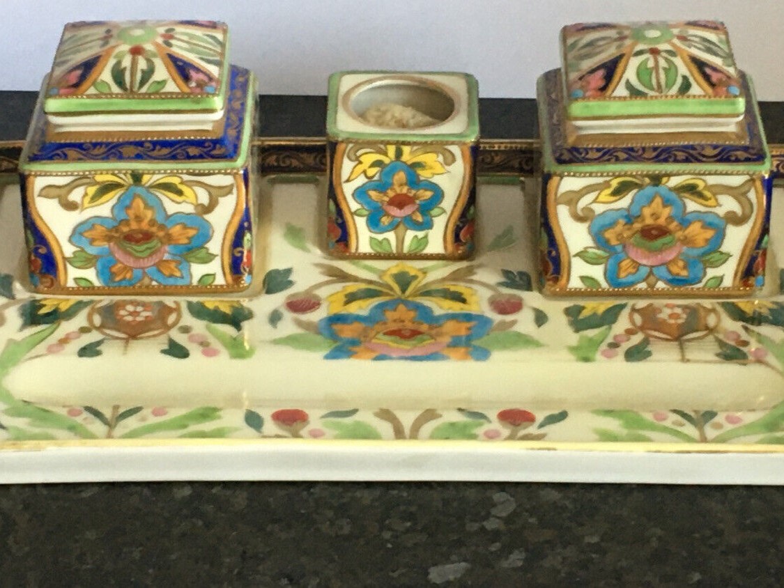 Noritake Porcelain Inkstand